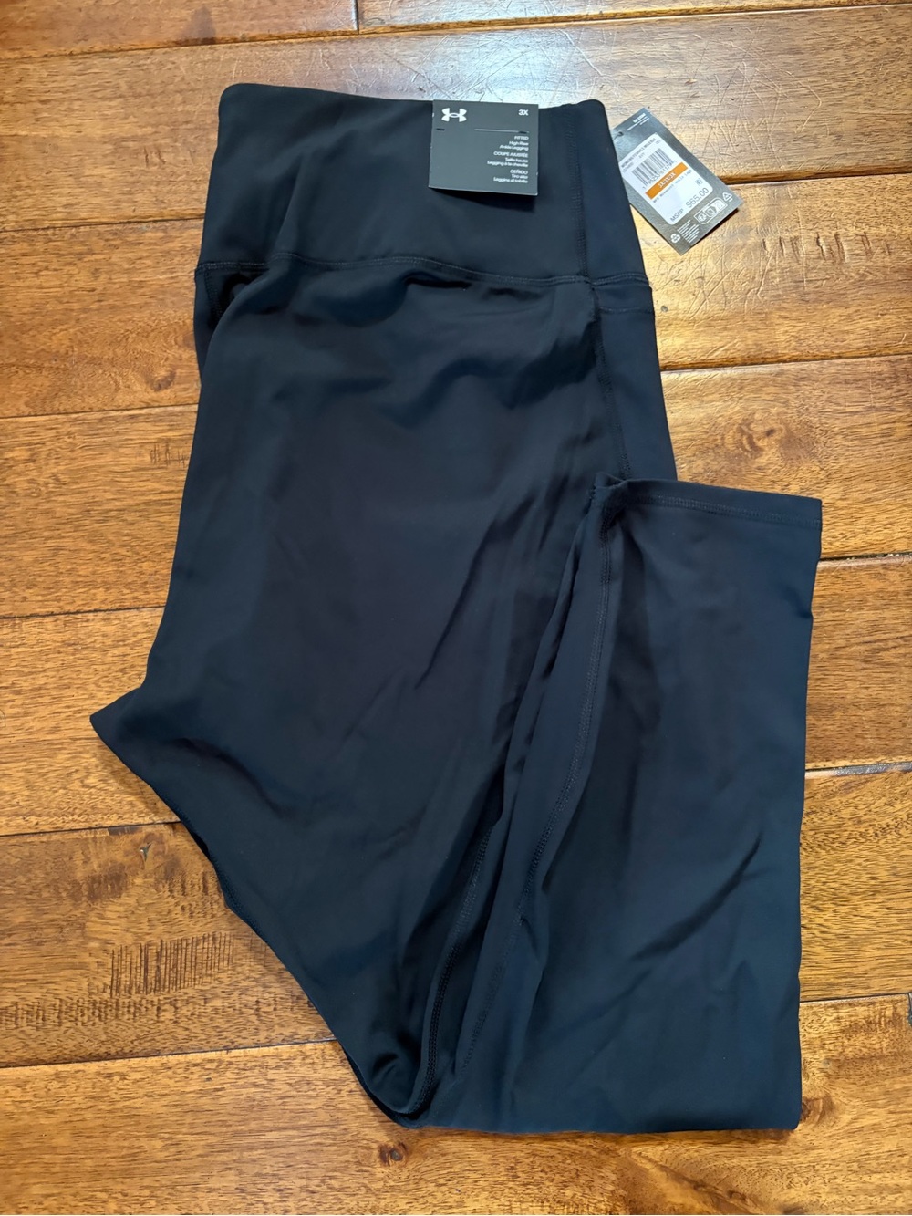 Under Armour Women’s Black Fitted High Rise Ankle Leggings Size 3X NWT